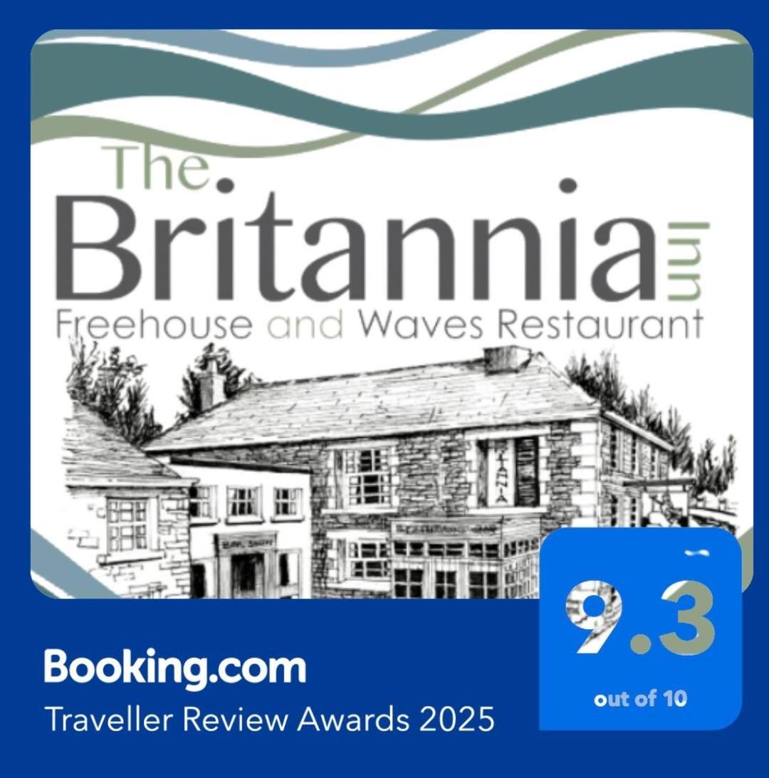 The Britannia Inn & Waves Restaurant St Austell Exteriér fotografie